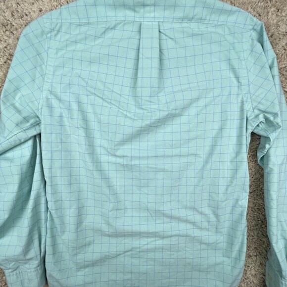Ralph Lauren Performance Classic Fit Button Up Shirt Small Blue Check L/S - Picture 14 of 14